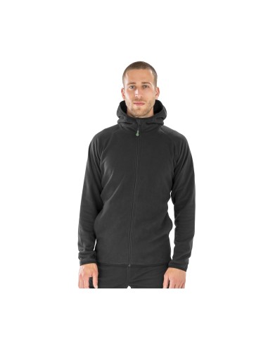 RES-R906X-Recycled Hooded Microfleece Jacket